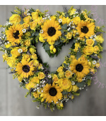 Sunflower Open Heart funerals Flowers